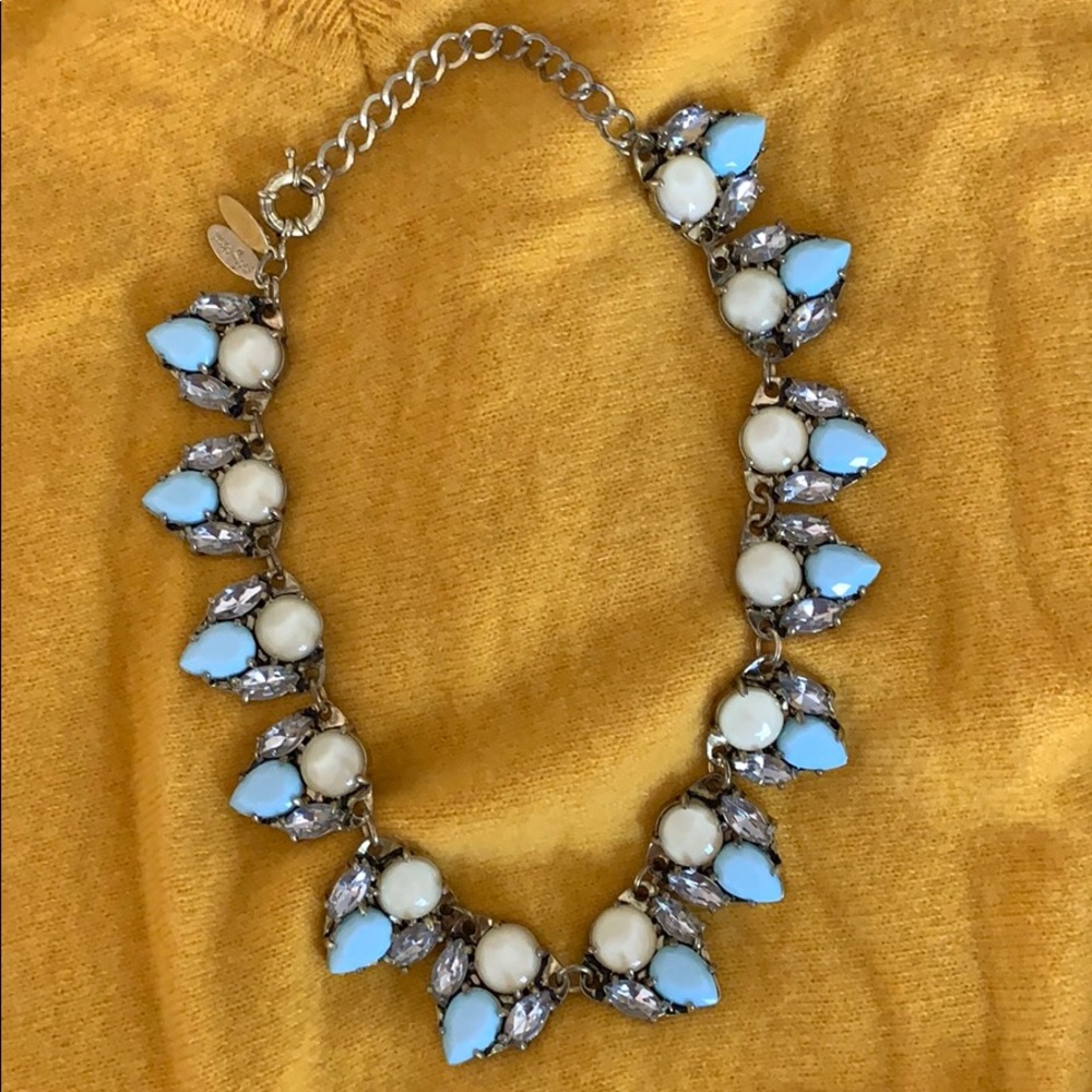 2/$50 Turquoise & Gold Statement Necklace